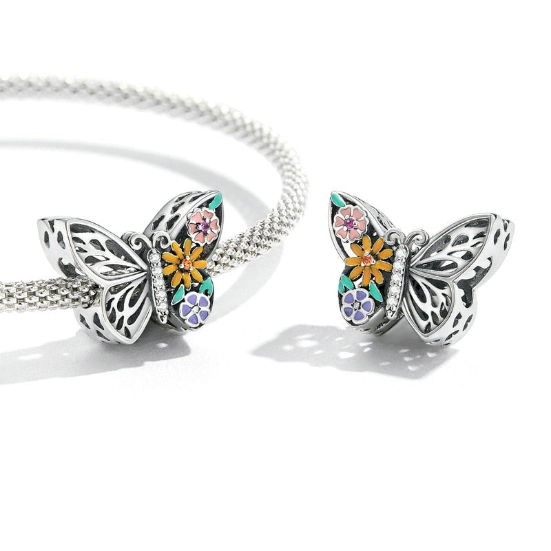 Charms Jardim das Fadas - 100% Prata 925 com Zircônias