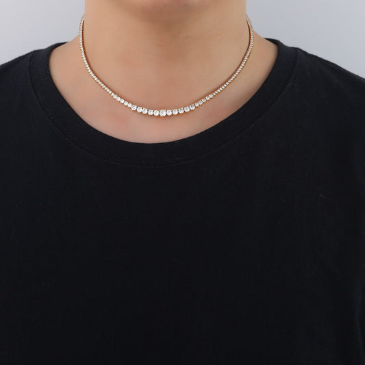 Colar Riviera Elegance - Cravejado com zircônias