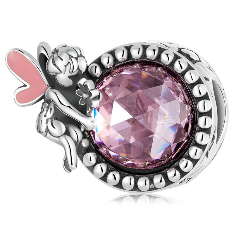 Charms Jardim das Fadas - 100% Prata 925 com Zircônias
