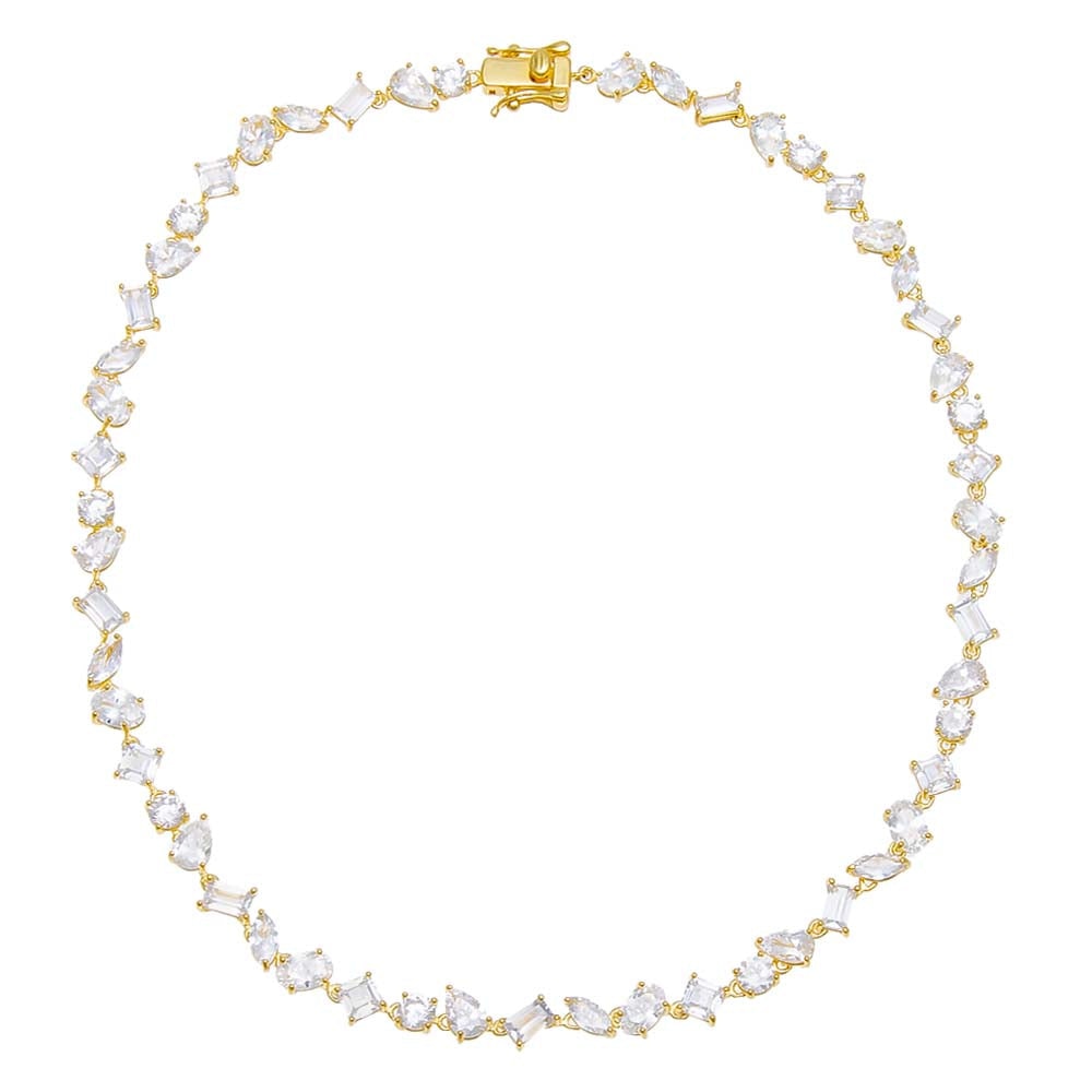 Riviera Choker Primavera - Cravejada com Zircônias