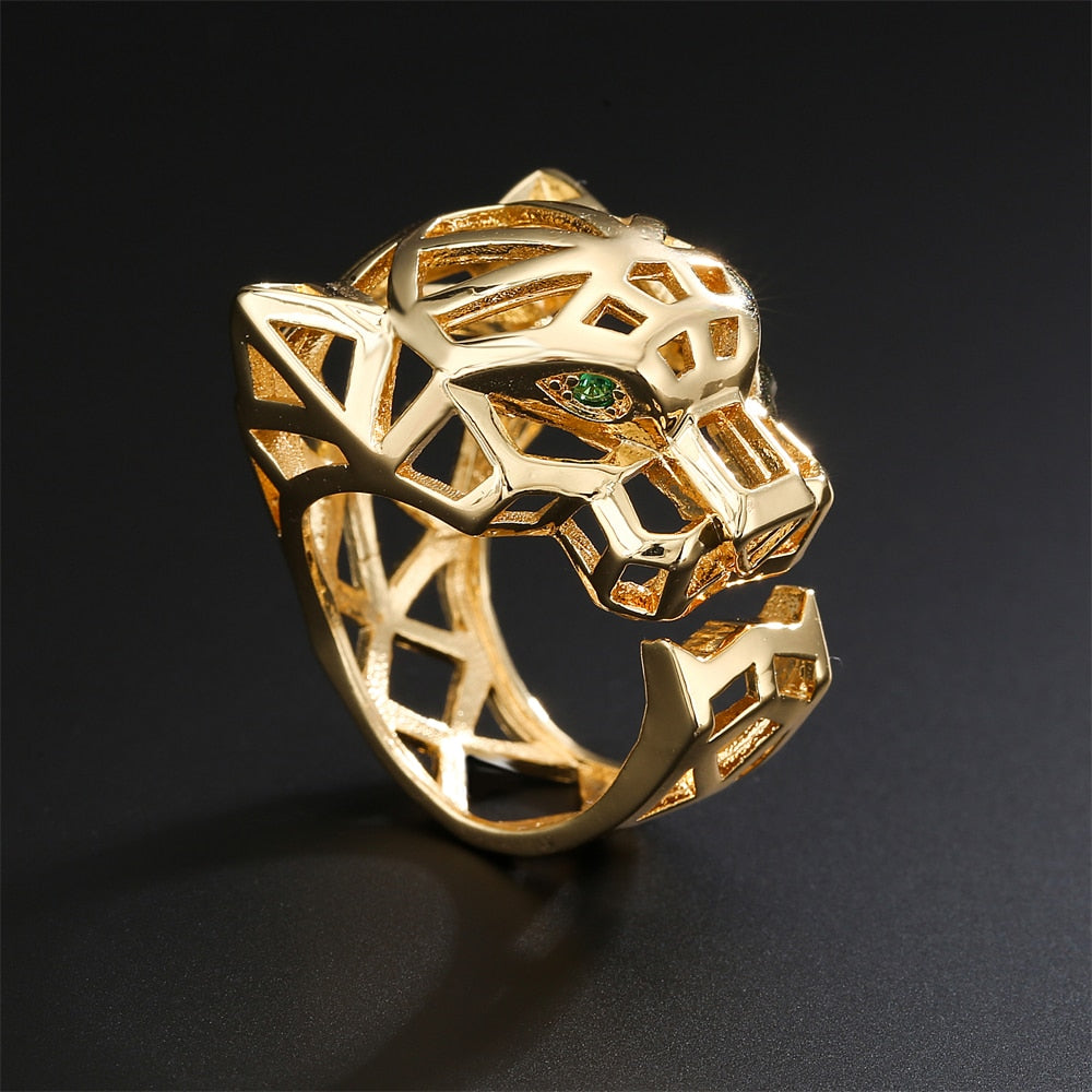 Anel Gold Leopard - Ajustável ao Dedo