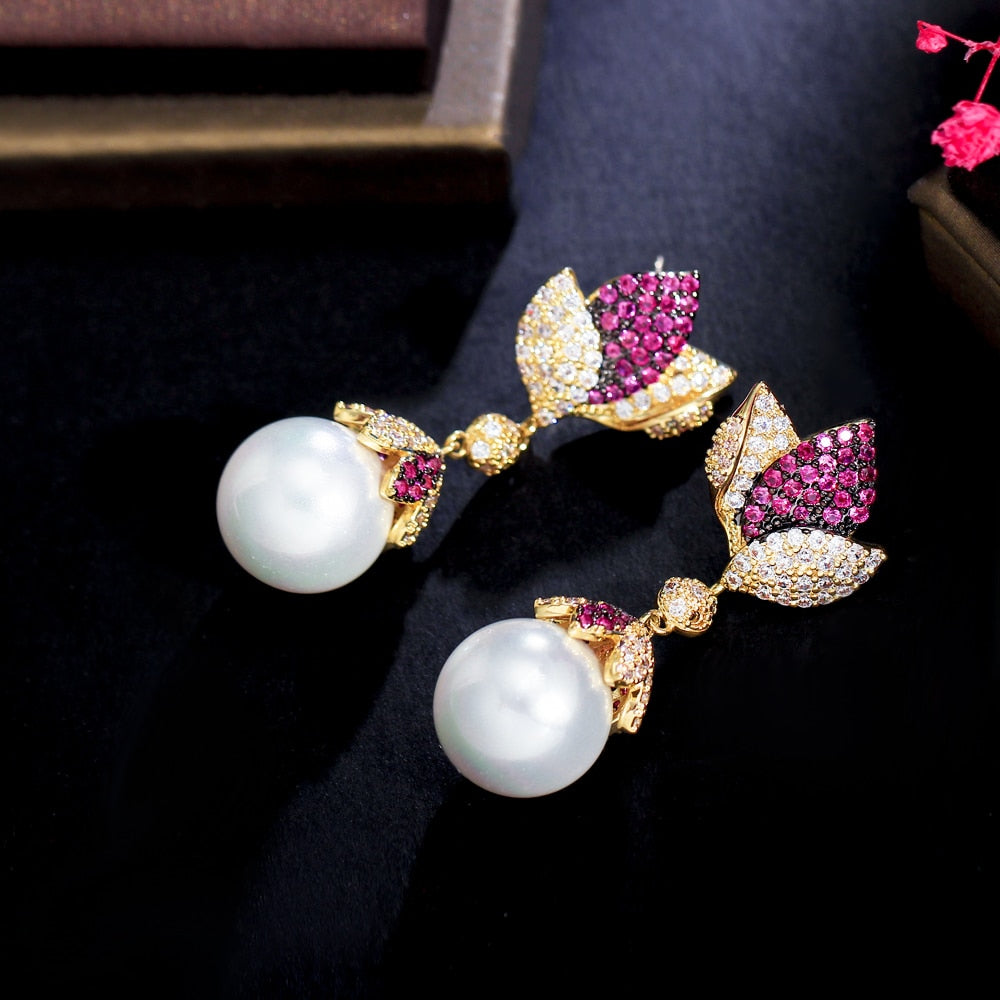 Brinco Pétala - Cravejado com zircônias