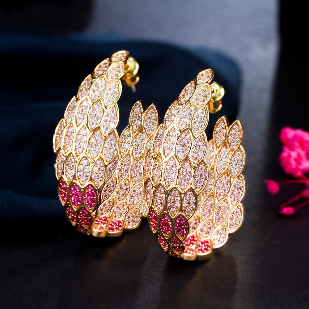 Brinco Emma - Cravejado com zircônias