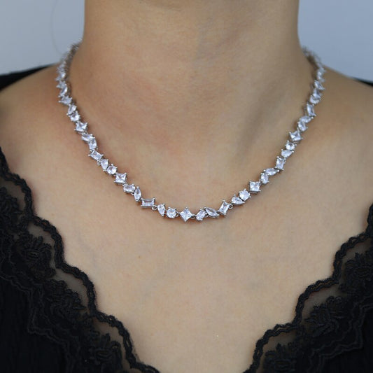 Riviera Choker Primavera - Cravejada com Zircônias