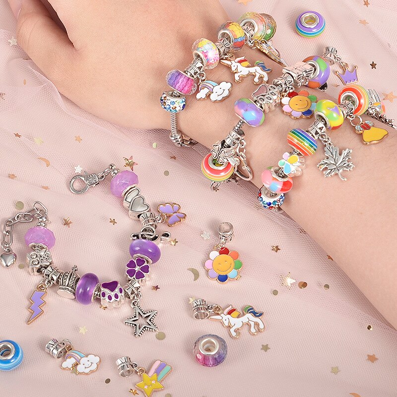 Kit de Pulseiras e Berloques Princess