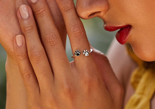 Anel Puro Amor Pet - 100% Prata 925