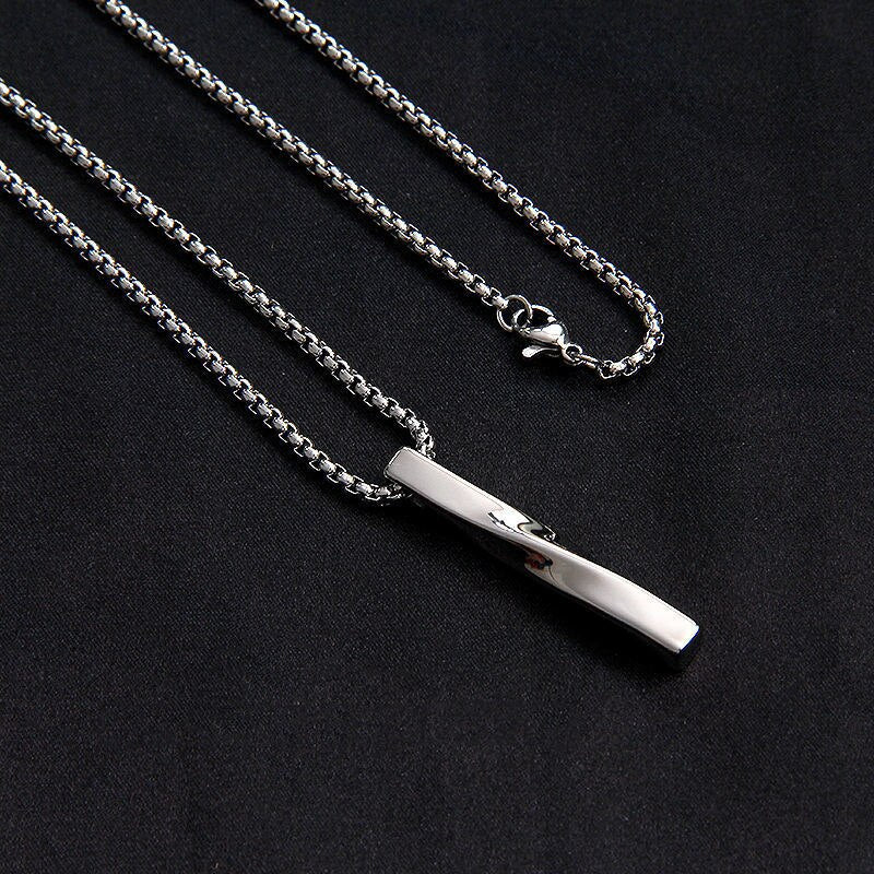 Colar Titanium Silver - 100% Aço Inoxidável