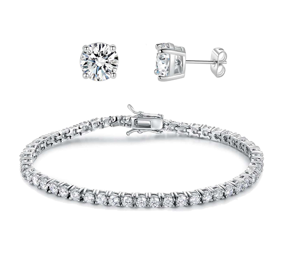 Conjunto Pulseira e Brinco Riviera