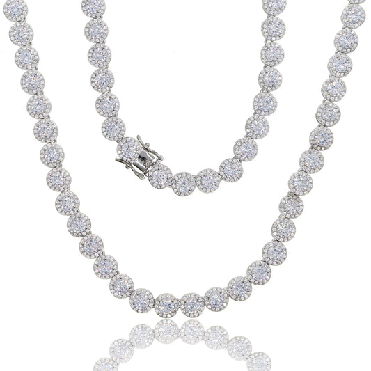 Colar Luxo Catherine - Cravejado com zircônias