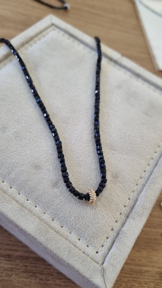 Colar pedra estrela - Pedra natural