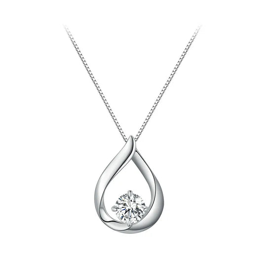 Colar Gota Classic Moissanite 1ct - 100% Prata 925