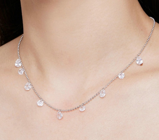 Colar Ruby - 100% Prata 925 com zircônias