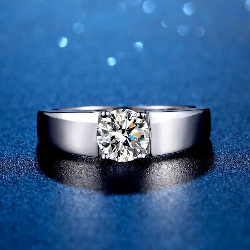 Anel Divine Moissanite - 100% Prata 925