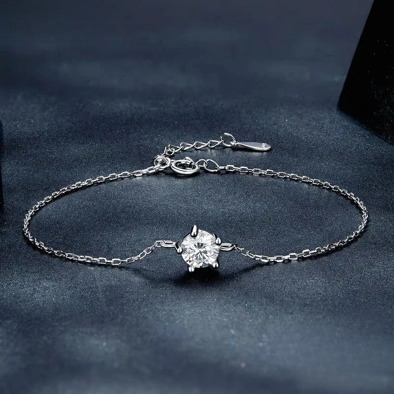 Pulseira Shine Moissanite - 100% Prata 925