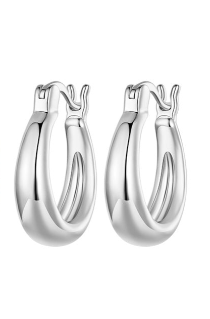 Brinco Argola Classic - 100% Prata 925