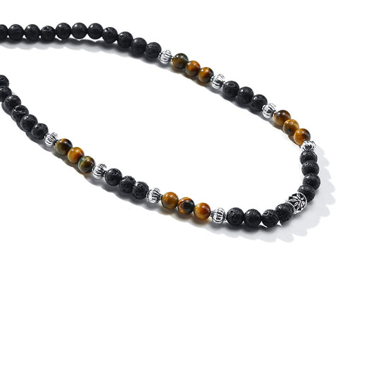 Colar Vulcan Stone - Pedras Vulcânicas