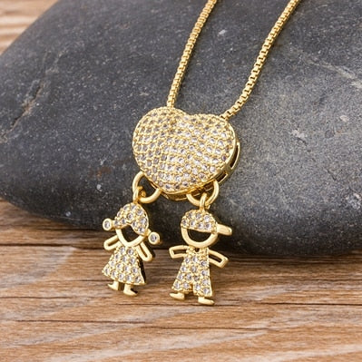 Colar Amor de Mãe - Banhado a Ouro 18k