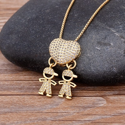 Colar Amor de Mãe - Banhado a Ouro 18k