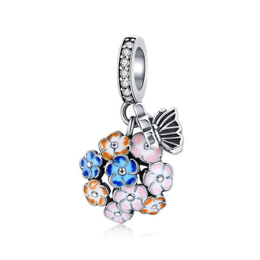 Charm Pendente Flores do Campo