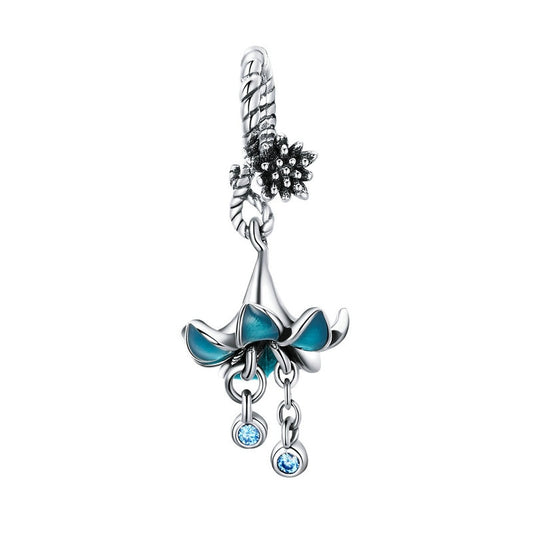 Charm Pendente Blue Orquídea