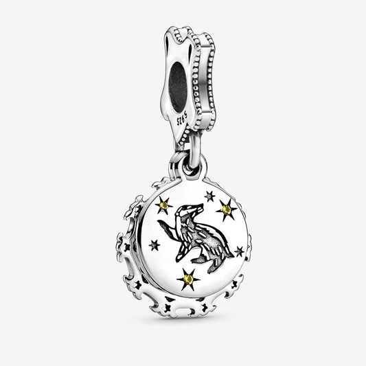 Charm Brasão Lufa-Lufa Harry Potter - 100% Prata 925