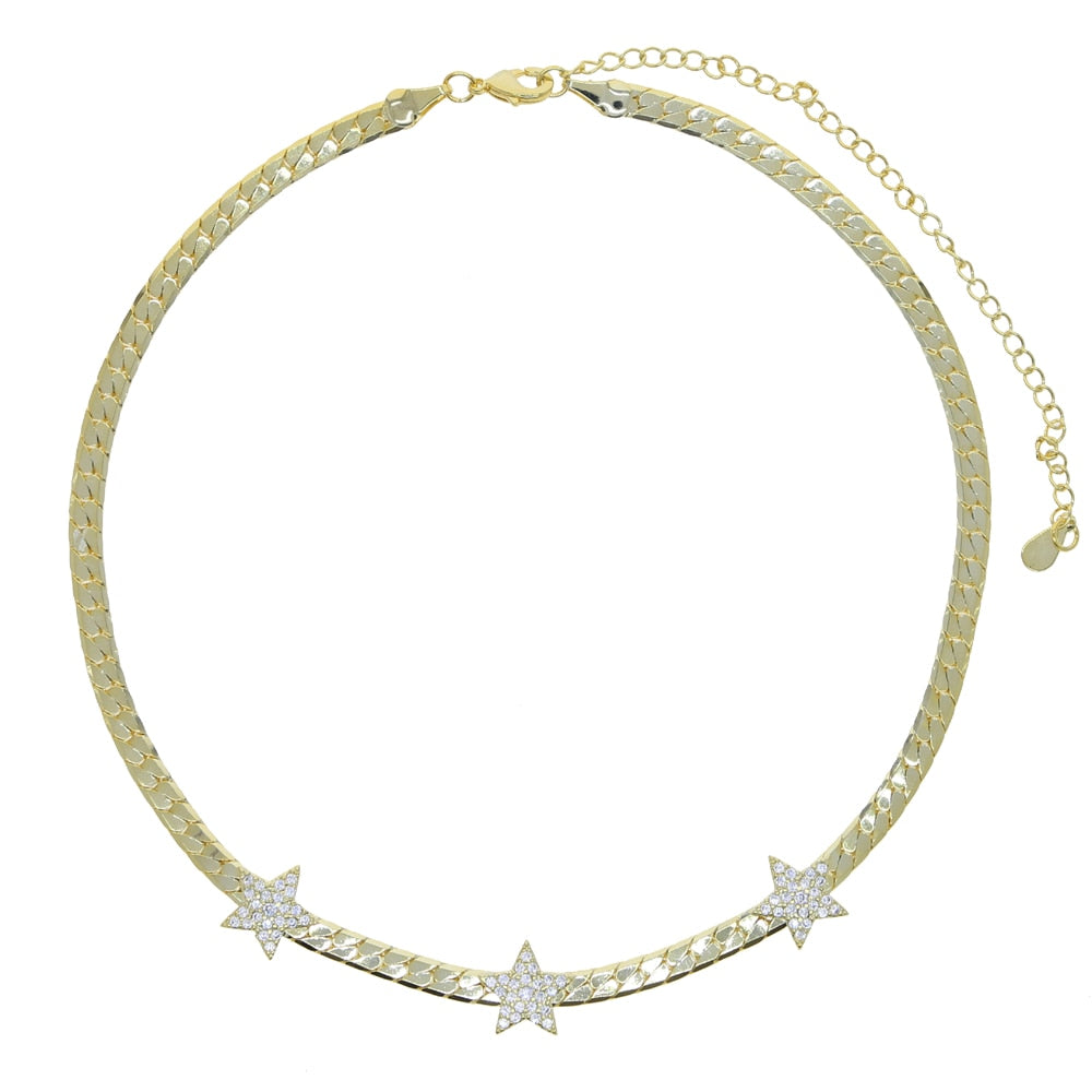 Choker Estrela do Mar - Cravejado com Zircônias