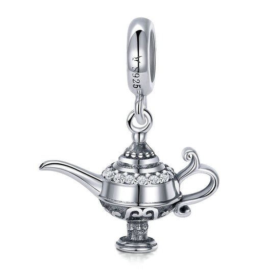 Charm Lâmpada Mágica Prata - 100% Prata 925