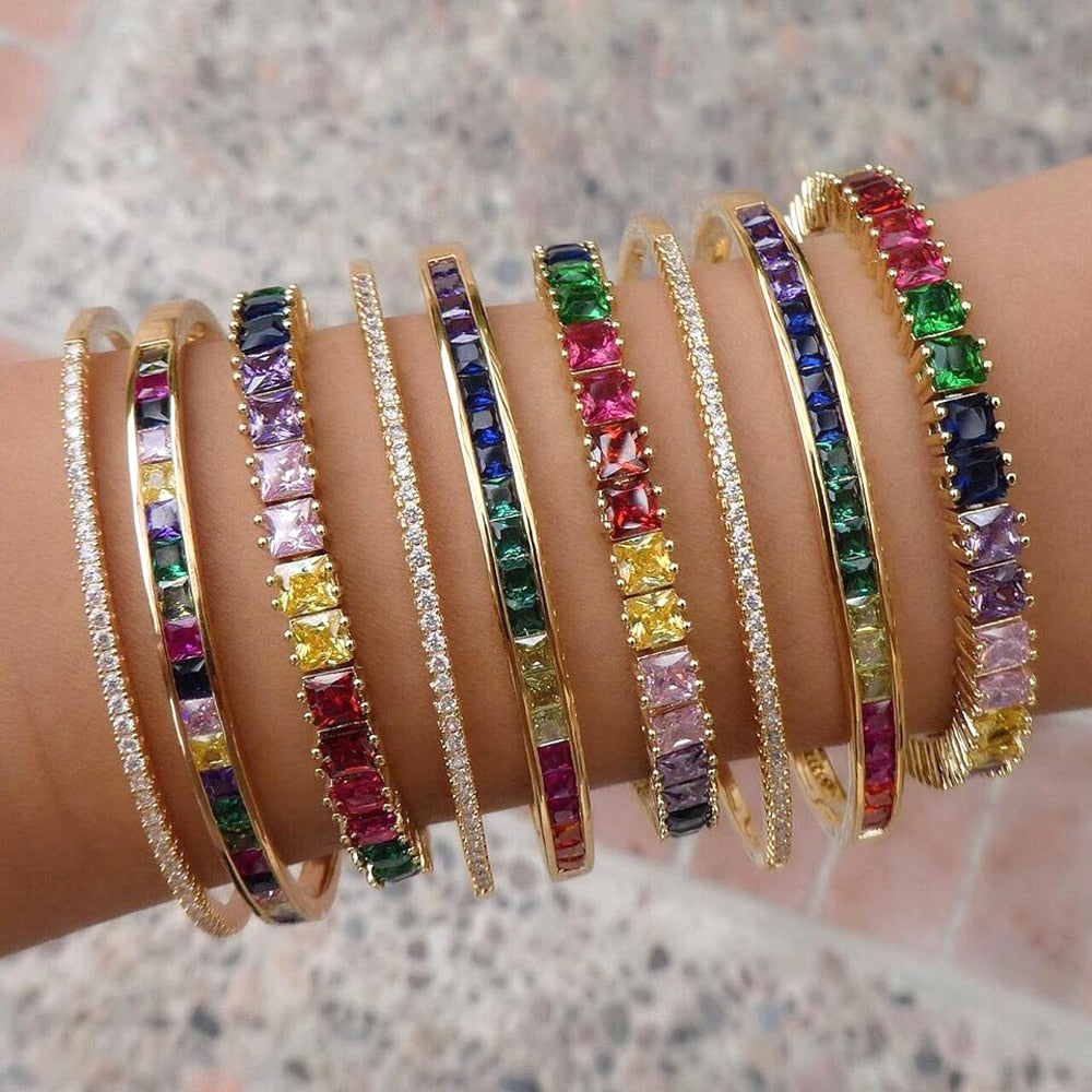 Pulseira Bella - Cravejada com zircônias