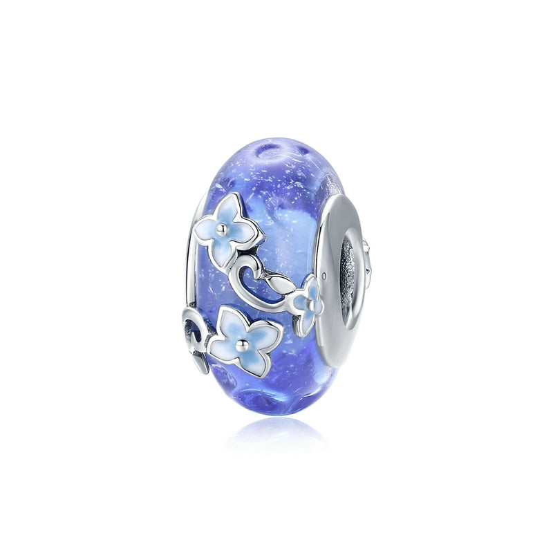 Charm Encanto das Flores - 100% Prata 925 com Murano