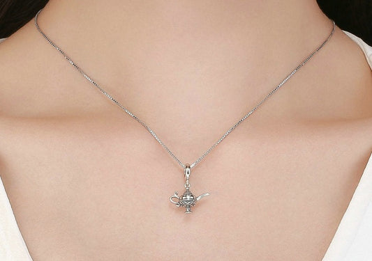 Charm Lâmpada Mágica Prata - 100% Prata 925