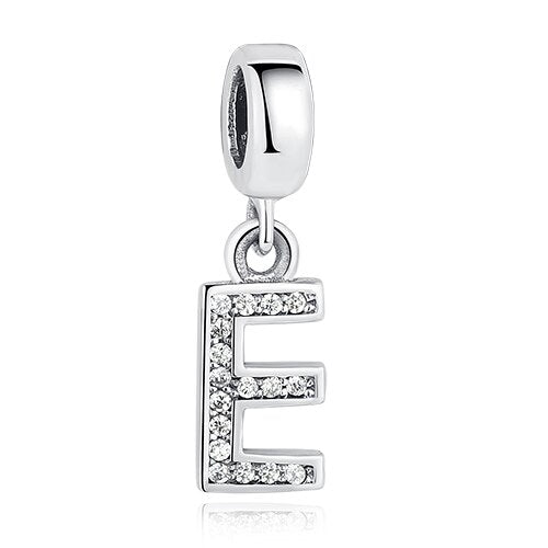 Charm Pendente de Letra Brilhante