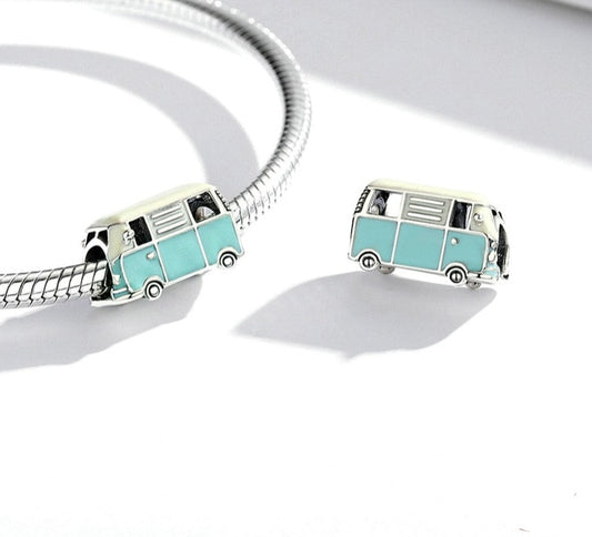 Charm Blue Kombi - 100% Prata 925 Esmaltada