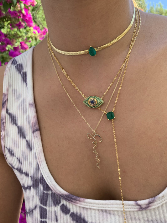 Colar Choker Elegance - Cravejado com zircônia