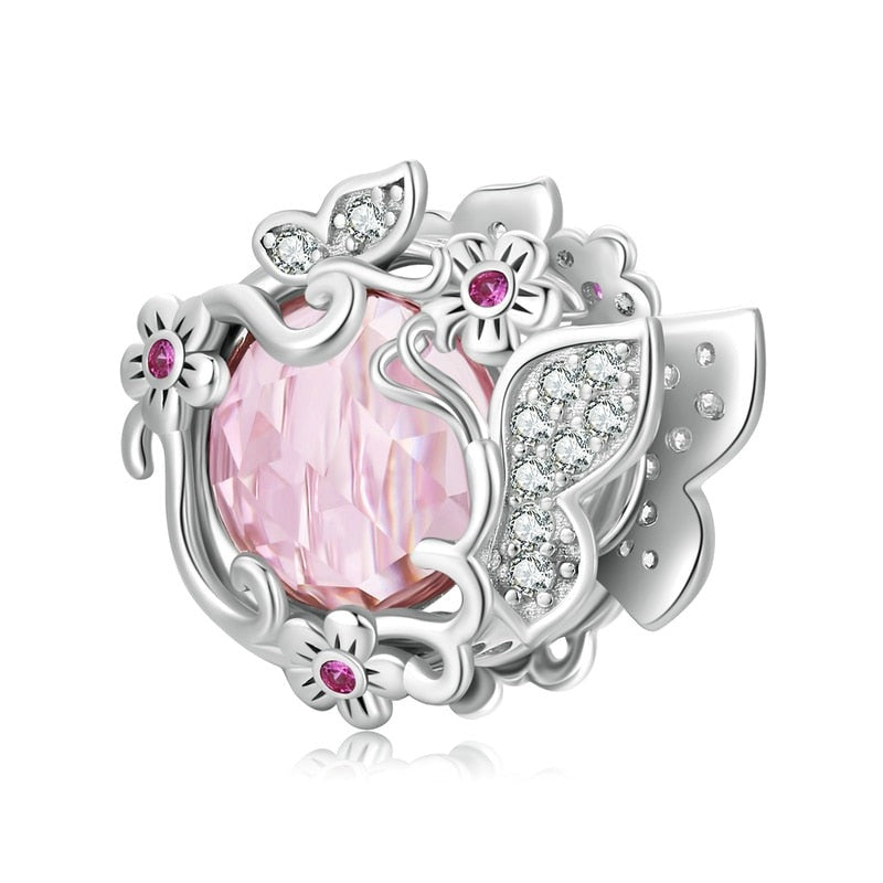 Charm Jardim Secreto - 100% Prata 925 com Zircônia