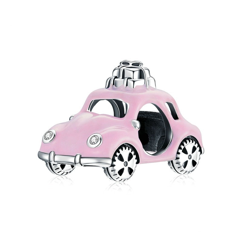 Charm Sweet Car - 100% Prata 925 Esmaltada