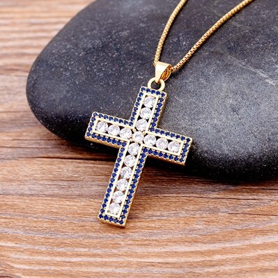 Crucifixo Heaven - Cravejado com Zircônias