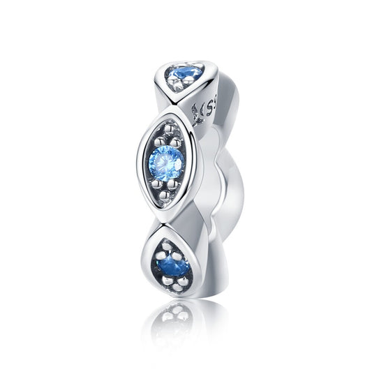 Charm Separador Blue Diamond - 100% Prata 925