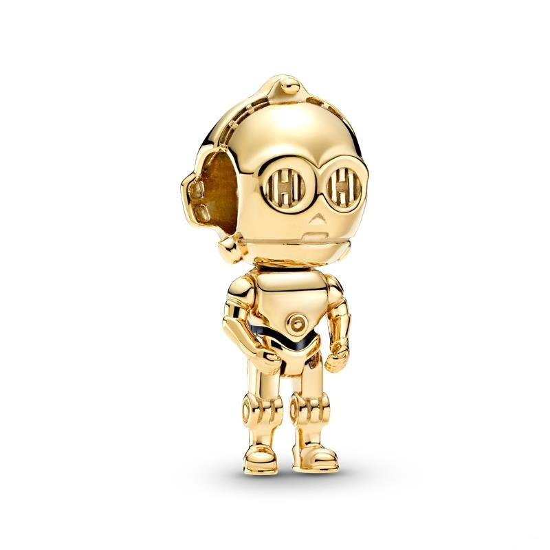 Charm Robô C- 3PO Star Wars - 100% Prata 925