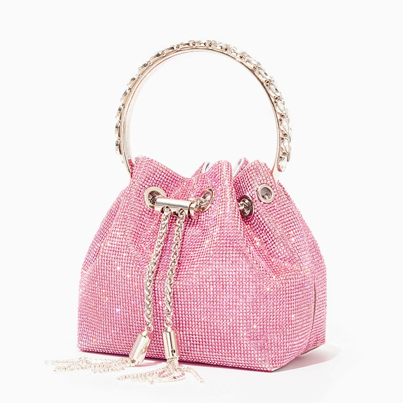 Bolsa Diamond Deluxe - Cravejada com Strass