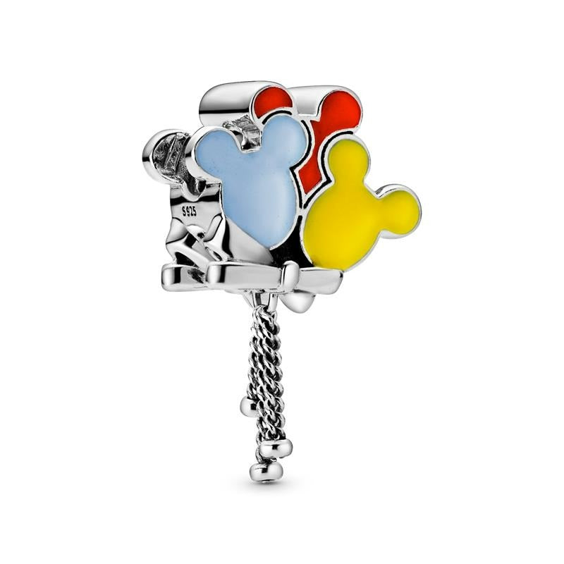 Charm Balões Mickey Disney - 100% Prata 925