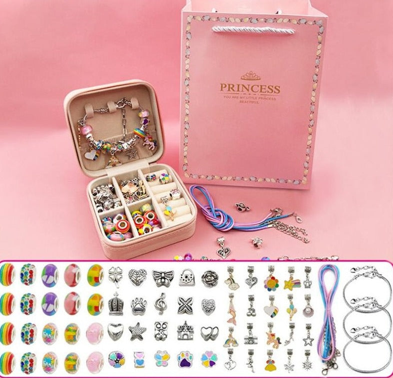 Kit de Pulseiras e Berloques Princess