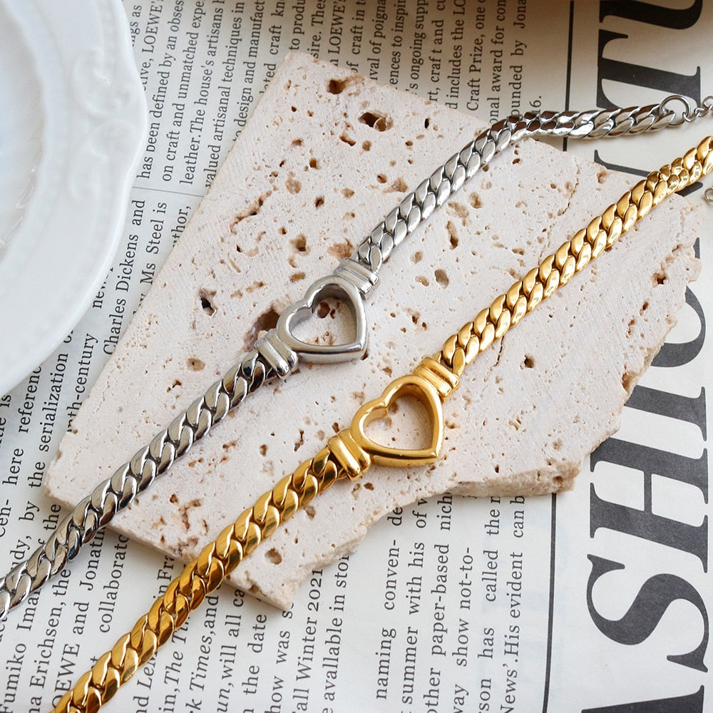 Conjunto de Colar e Pulseira Golden Love