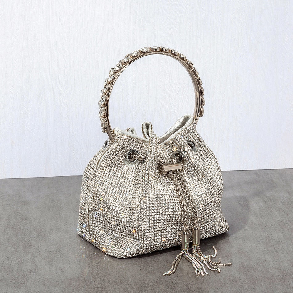 Bolsa Diamond Deluxe - Cravejada com Strass