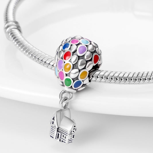 Charm Pendente Color Balloon - 100% Prata 925