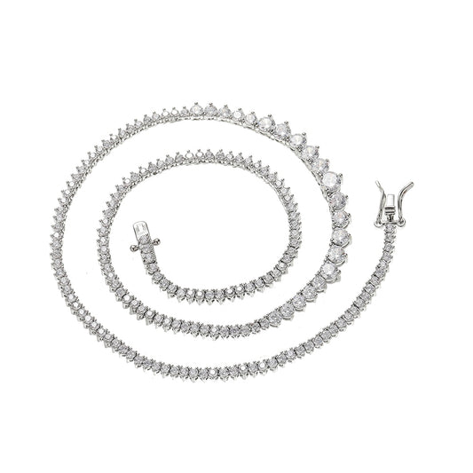 Colar Riviera Elegance - Cravejado com zircônias