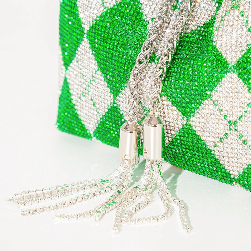 Bolsa Diamond Deluxe - Cravejada com Strass