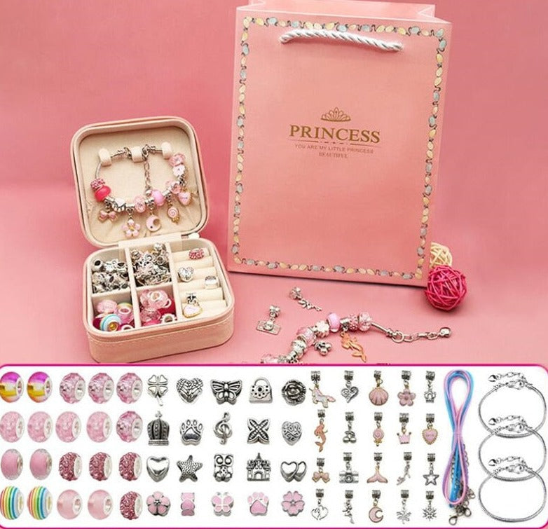 Kit de Pulseiras e Berloques Princess