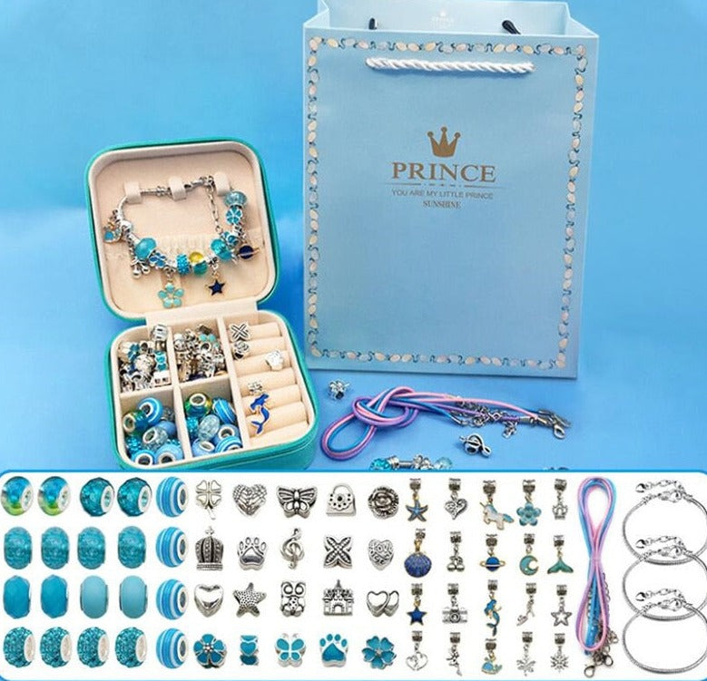 Kit de Pulseiras e Berloques Princess