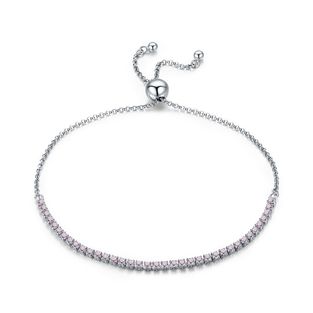 Pulseira Luxo Diamond - 100% Prata 925 com zircônias