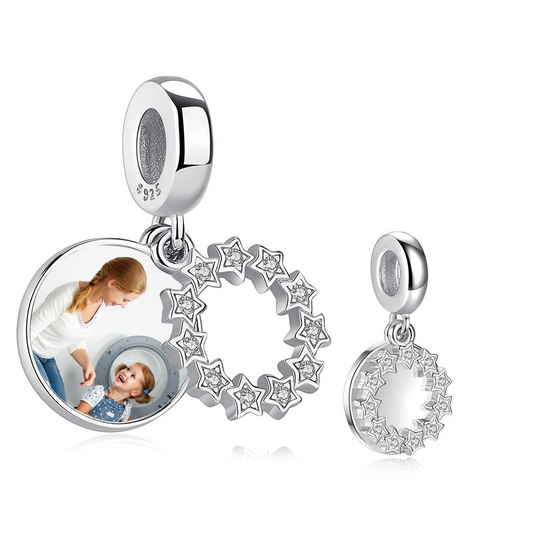 Charm Pendente Estrela Cadente - Personalizável